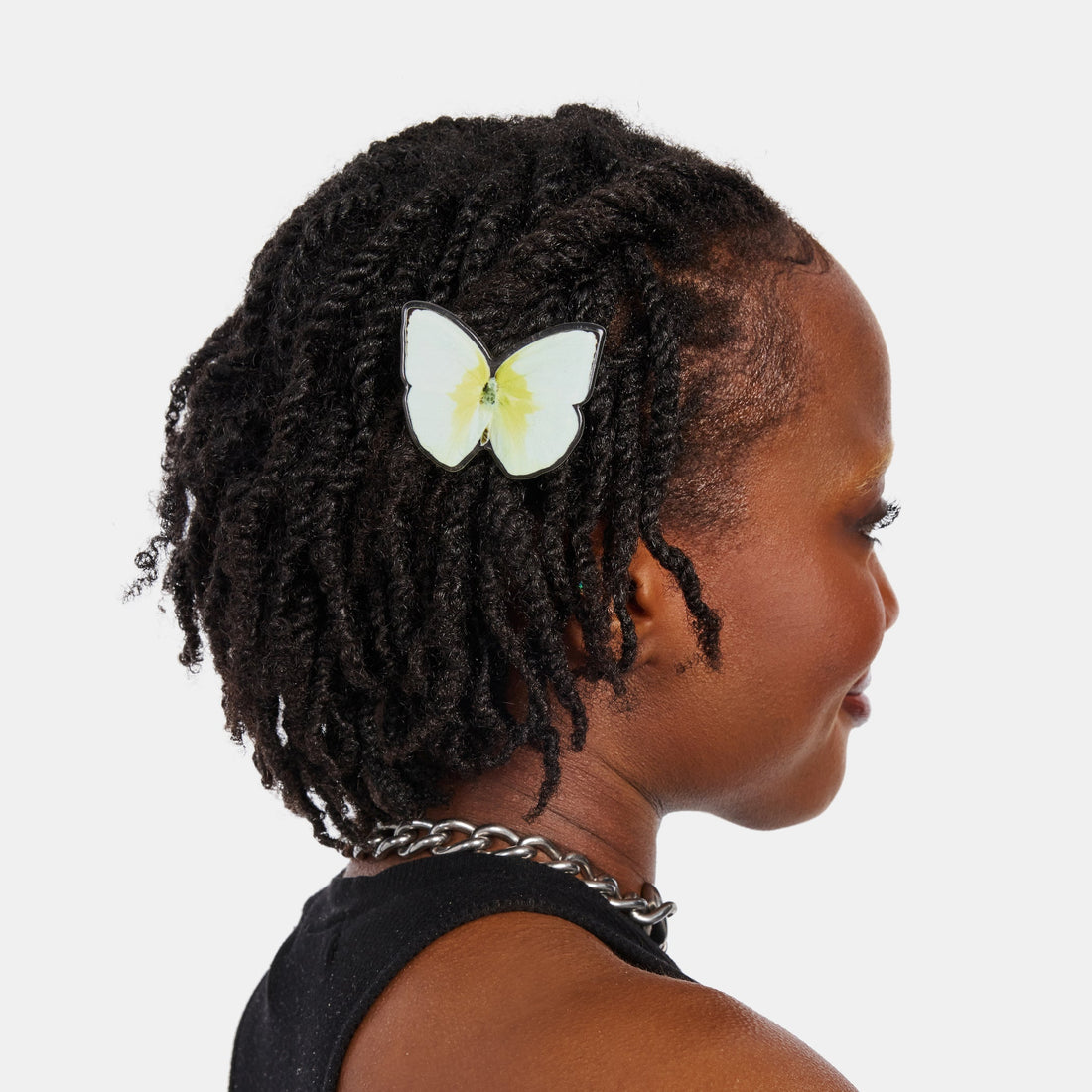 Chunks x TMG Clips in White Aphrissa / Orange Tipped Butterflies