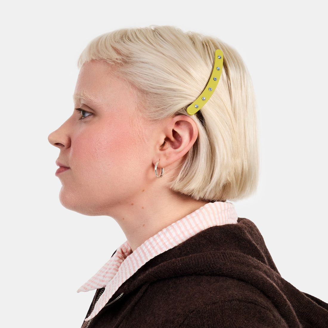 Allie Clip in Large Chartreuse