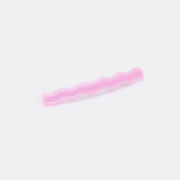 Skinny Wave Barrette in Lilac