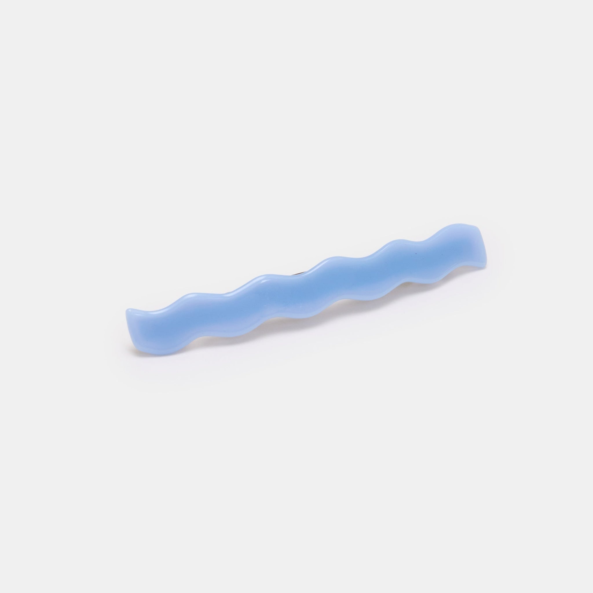 Skinny Wave Barrette in Periwinkle